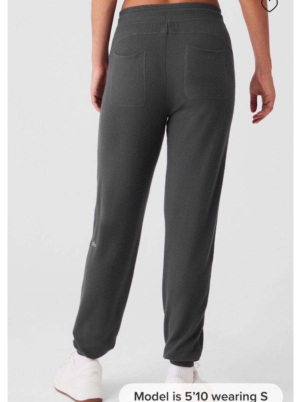 Alo Yoga Soho Sweatpant Anthracite Gray XS Jogger